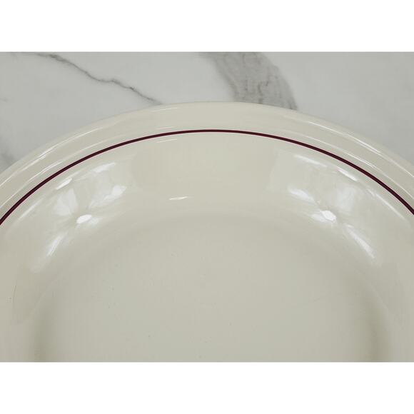 Longaberger Pottery Pie Dish Baking Plate Woven Traditions 10" Made In USA Vtg - Picture 8 of 16